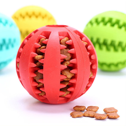 Rubber Balls Chewing Pet Toys