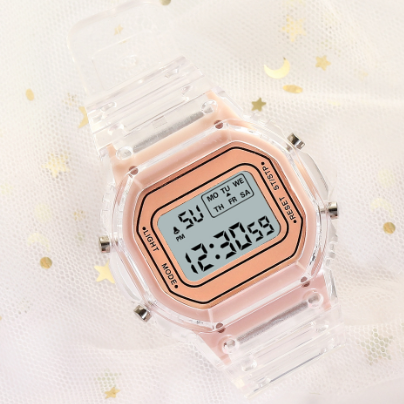 Square LED Digital Watch